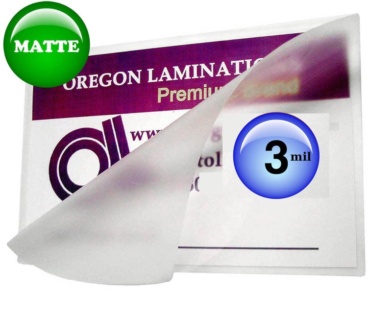 Oregon Lamination أكياس تغليف حراري من أوريغون لامينيشن، نصف صفحة (عبوة من 100 كيس)، 3 مل، 6 × 9 بوصة، غير لامع/غير لامع - Image 2